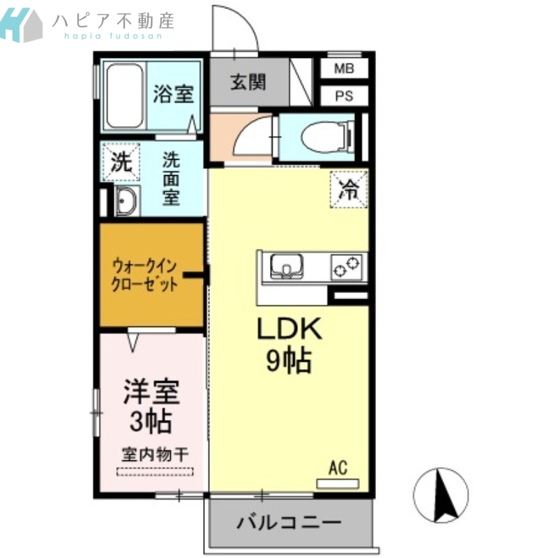 アプリコット藤光の間取り