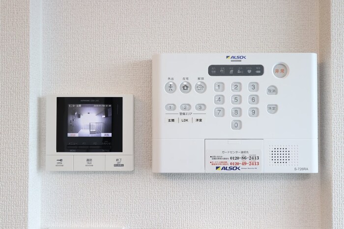 セキュリティ　ＡＬＳＯＫホームセキュリティー搭載＋モニター付インターホン