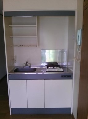 キッチン　ガスコンロ付