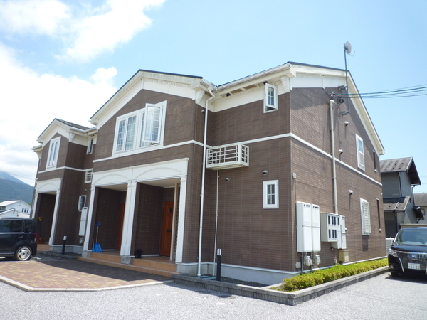 建物外観　南向きのアパートです