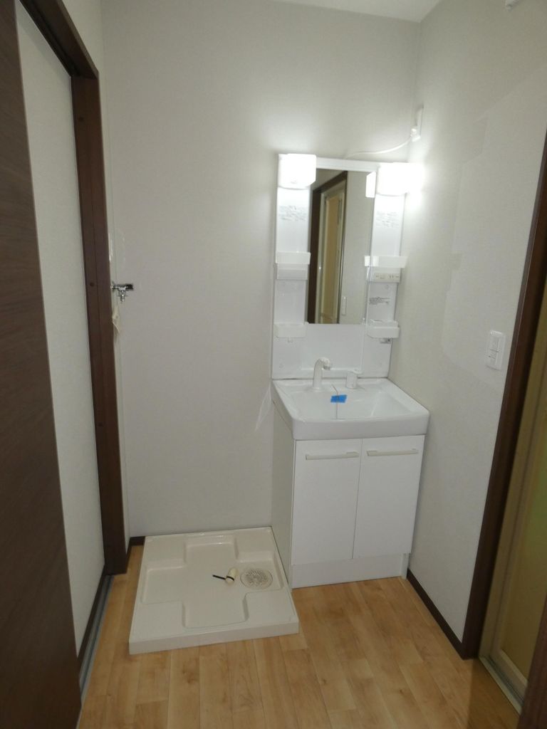 洗面設備　洗濯機置き場・シャンプードレッサー