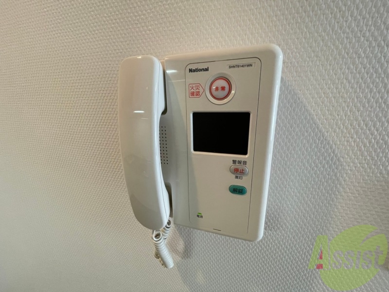 セキュリティ　インターホンで来客確認ができます。色々な機能が付いています。