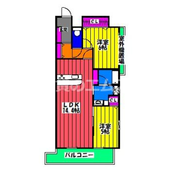THE SQUARE・Royal Terraceの間取り写真