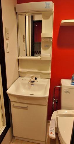 洗面設備　別号数のタイプです。現状優先になります。