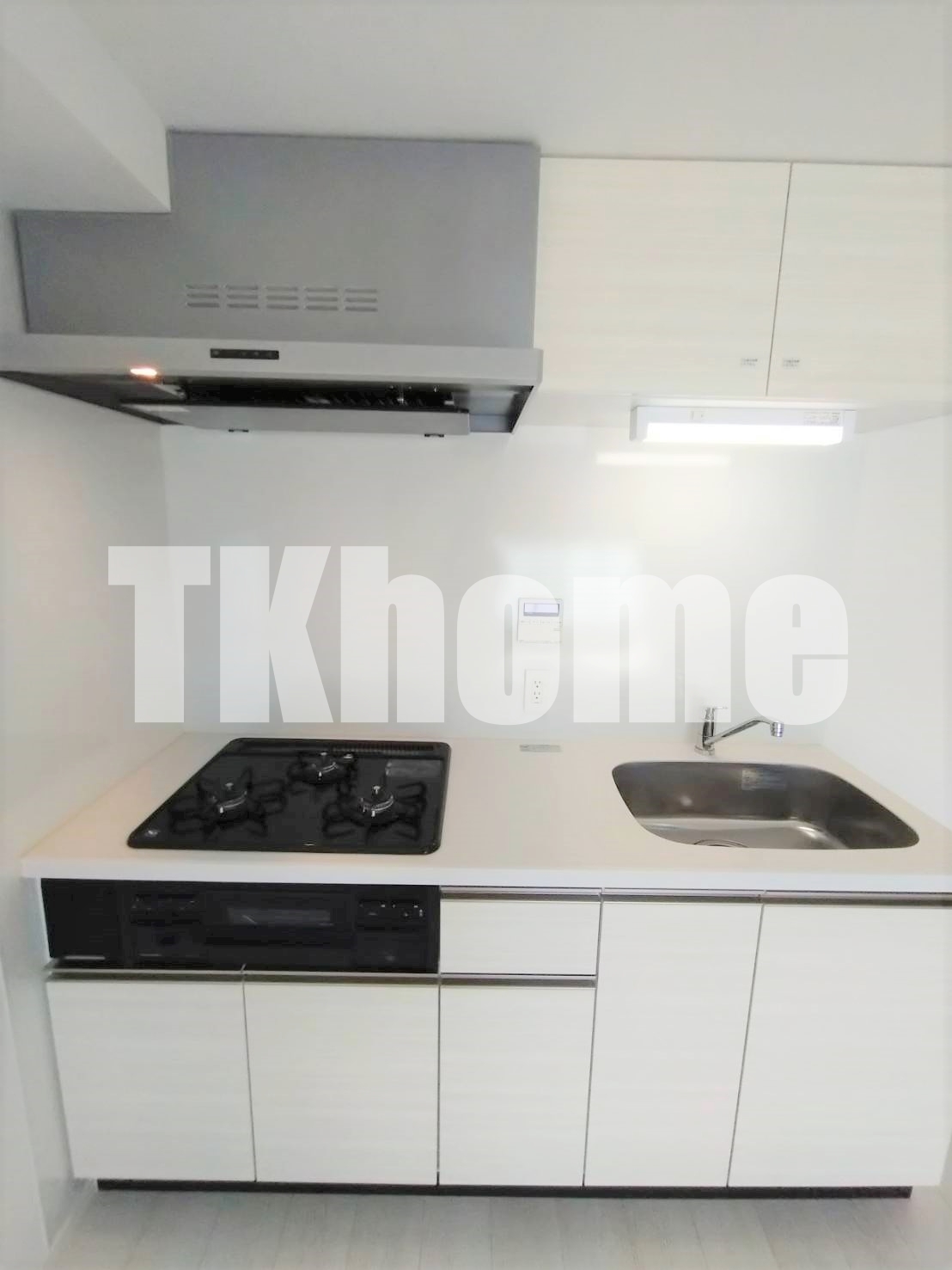 キッチン　2口ガスシステムキッチン