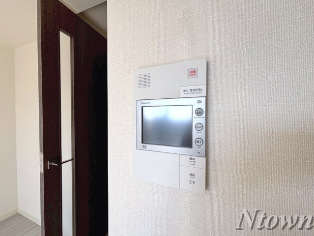 セキュリティ　モニター付きです