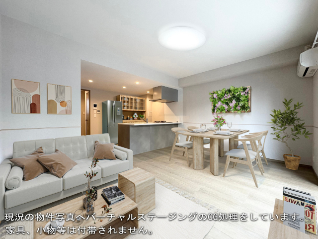 居室・リビング　家具設置イメージ