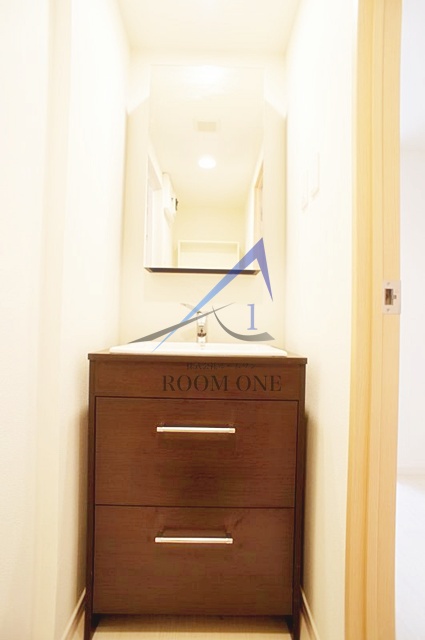 洗面設備　洗面台です。