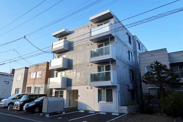 建物外観　都市ガス採用・ネット無料のデザイナーズマンション♪