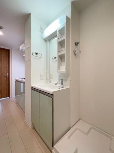 洗面設備　※別部屋の参考写真です。