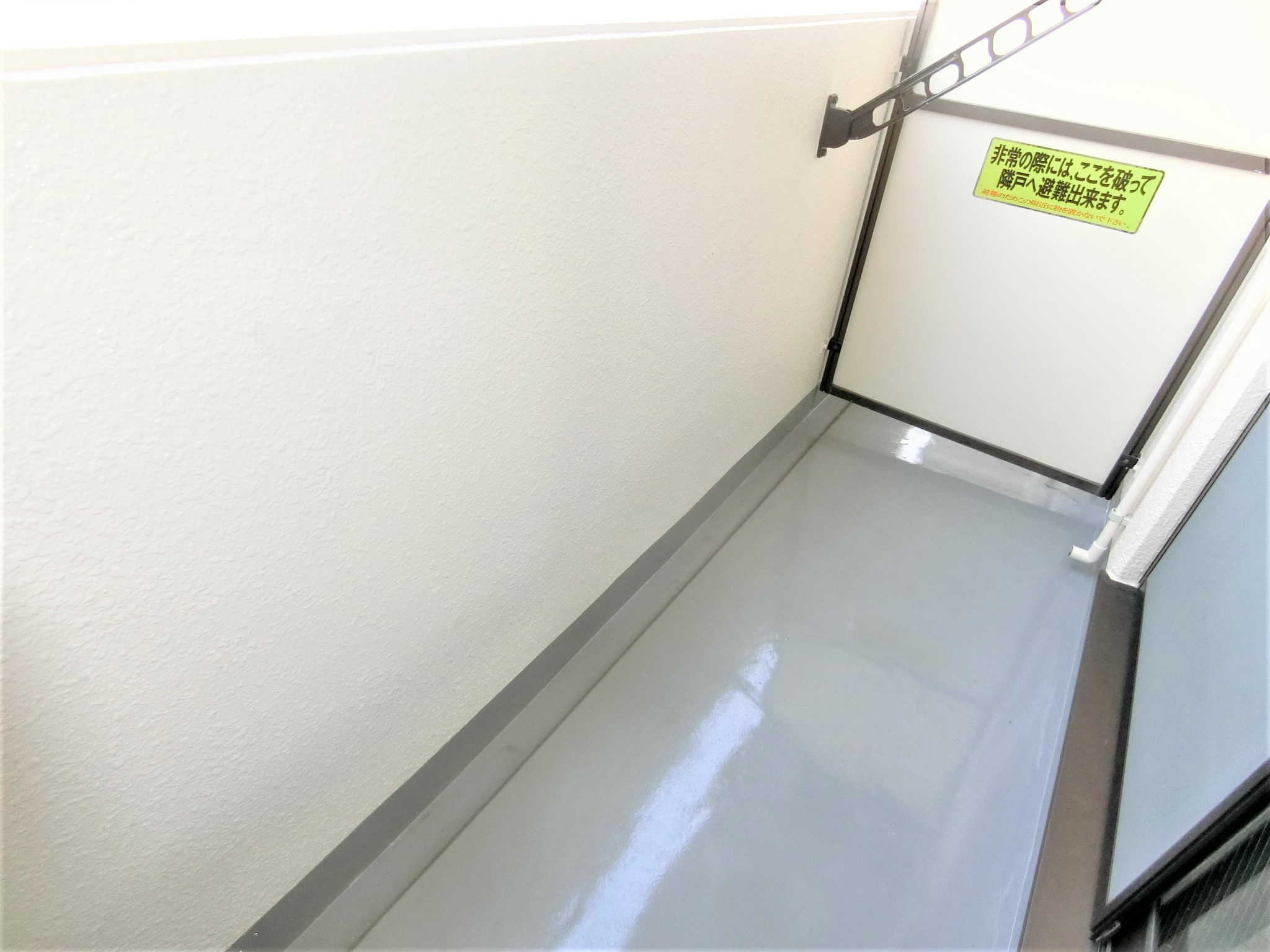 バルコニー　朝日が嬉しい東向きのバルコニーです☆
