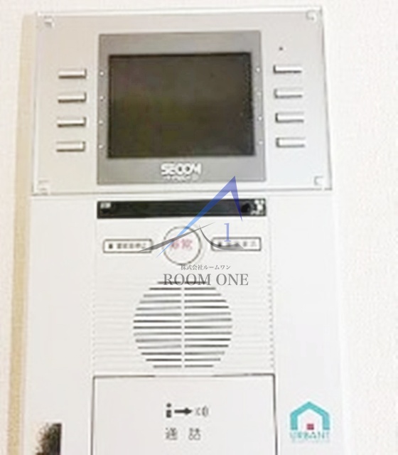 セキュリティ　モニター付きインターホンです。