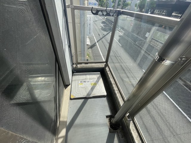 バルコニー　落ち着いた時間を過ごせるバルコニーです