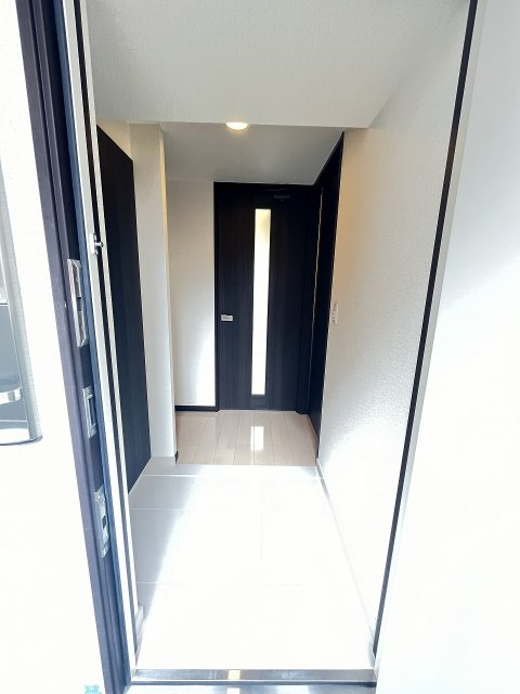玄関　明るい玄関です