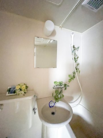洗面設備　110号室の写真