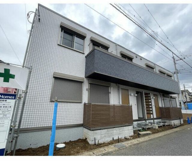 建物外観　建築中