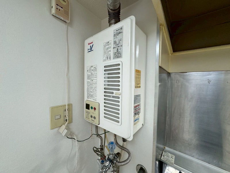 その他　給湯器は簡単操作で温度調整ができますよ。