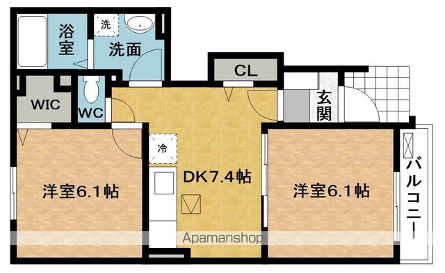 近鉄大阪線 名張駅 徒歩11分 2階建 築17年の間取り写真