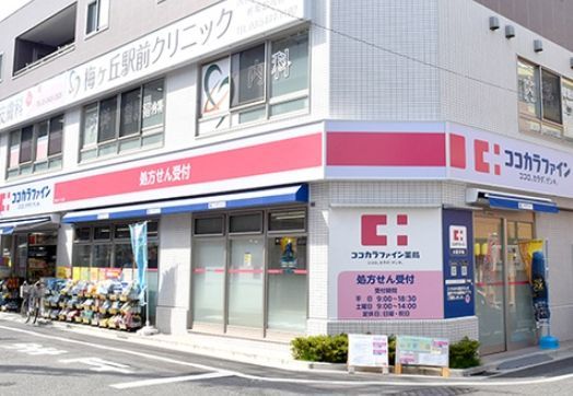 ドラックストア　ココカラファイン梅ヶ丘一丁目店（ドラッグストア）まで780m