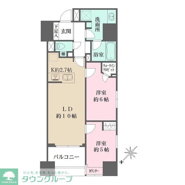 ALTERNA日本橋の間取り写真
