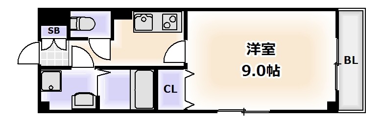 ブルーコートの間取り写真