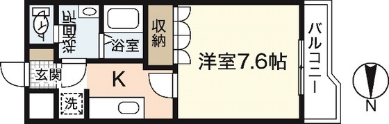 シェルル大町の間取り写真