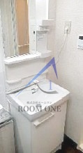 洗面設備　洗面台です。