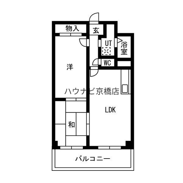 地下鉄今里筋線 太子橋今市駅 徒歩7分 7階建 築38年の間取り写真