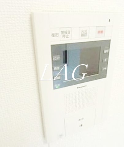 セキュリティ　モニター付きインターホンです。
