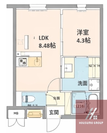 LEGALAND福島Northの間取り写真