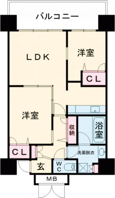 CP TOWERの間取り写真