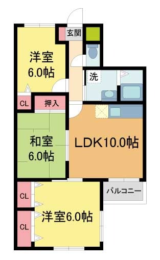 ミストラル芦屋東山の間取り写真