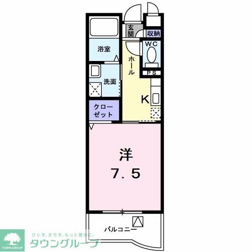 ピナイサーラ東大和の間取り写真