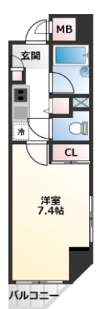 N’sコート139REX新橋の間取り写真