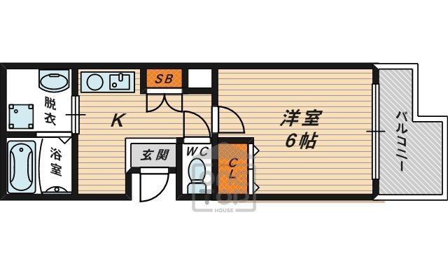 シャトー京橋の間取り写真