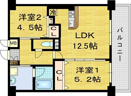 レガシー銀河の間取り写真