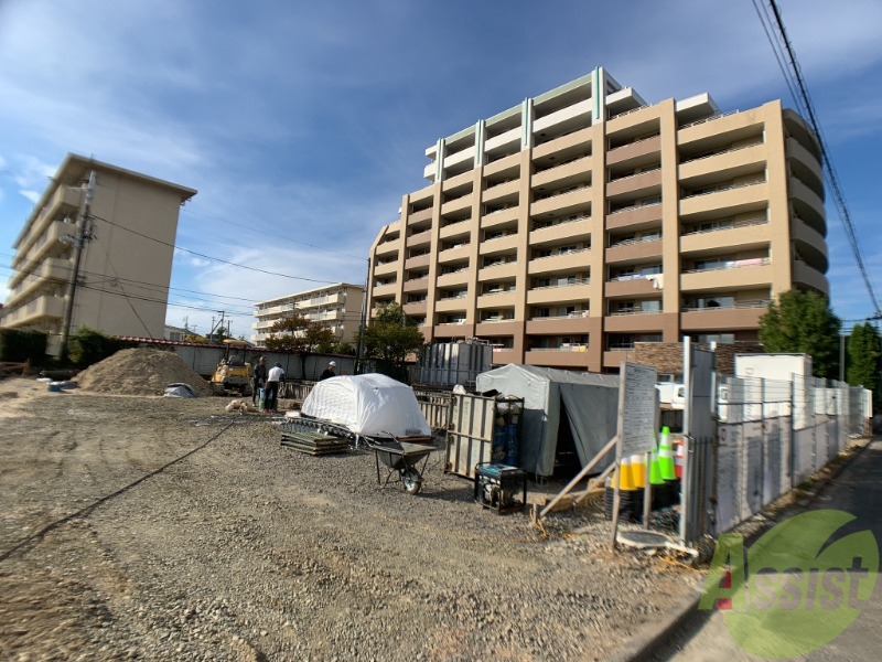 居室・リビング　物件はこちらに建設予定となっております。