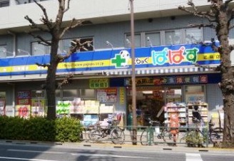 ドラックストア　どらっぐぱぱす若林店（ドラッグストア）まで480m