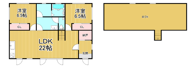 東4条南26借家の間取り写真