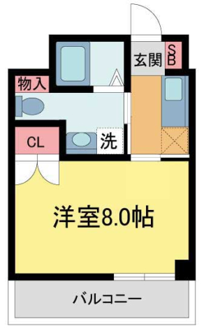 ベルエアー江上の間取り写真