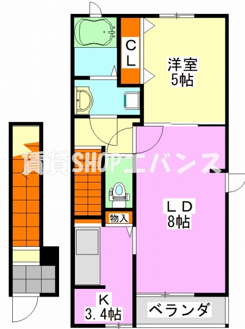 ニューアルカンシェルの間取り写真