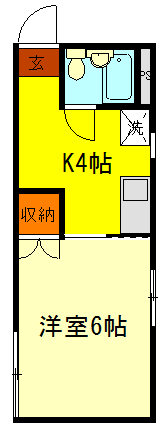 メゾンピエールIIの間取り