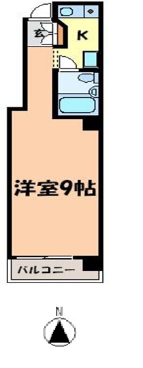 名古屋市中区伊勢山のマンションの間取り