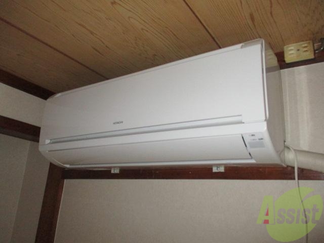 その他設備　エアコン付きで有り難いですねー