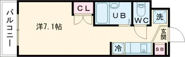 スチューデントハイツ代々木上原の間取り