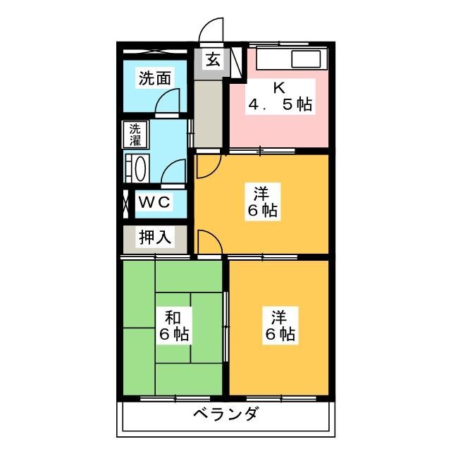 ゴールデンハイツの間取り