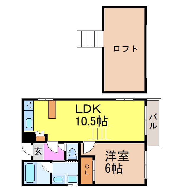 名古屋市昭和区天神町のマンションの間取り