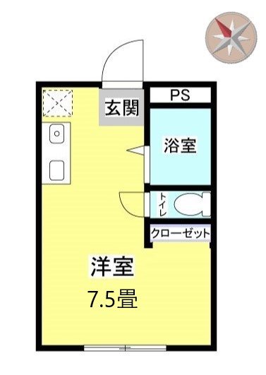 サンハイツエムIの間取り