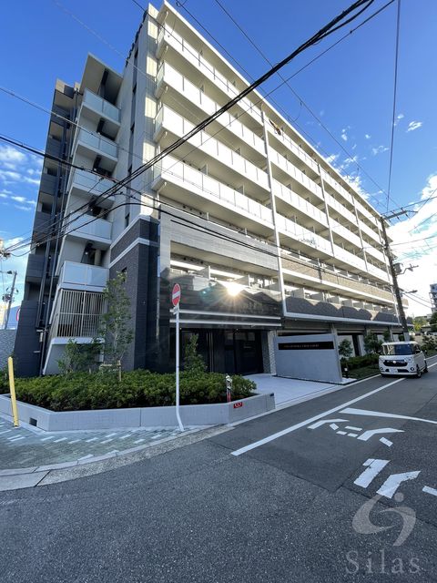 大阪市西淀川区御幣島のマンションの建物外観