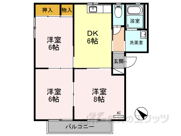 バリュージュ寿の間取り